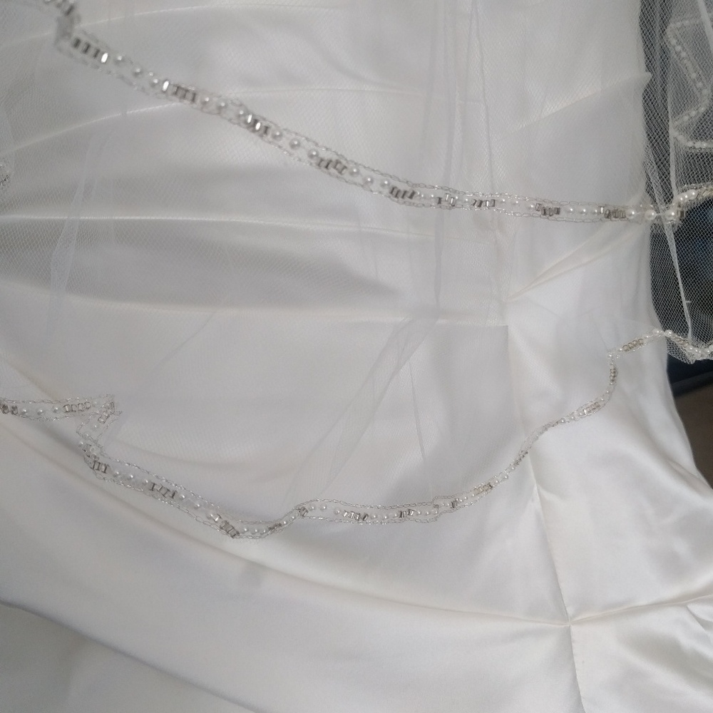 Wedding Viel Beaded